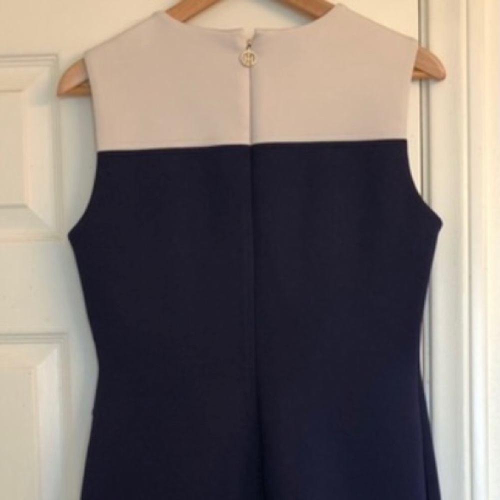 Tommy Hilfiger Colorblocked Asymmetrical Dress